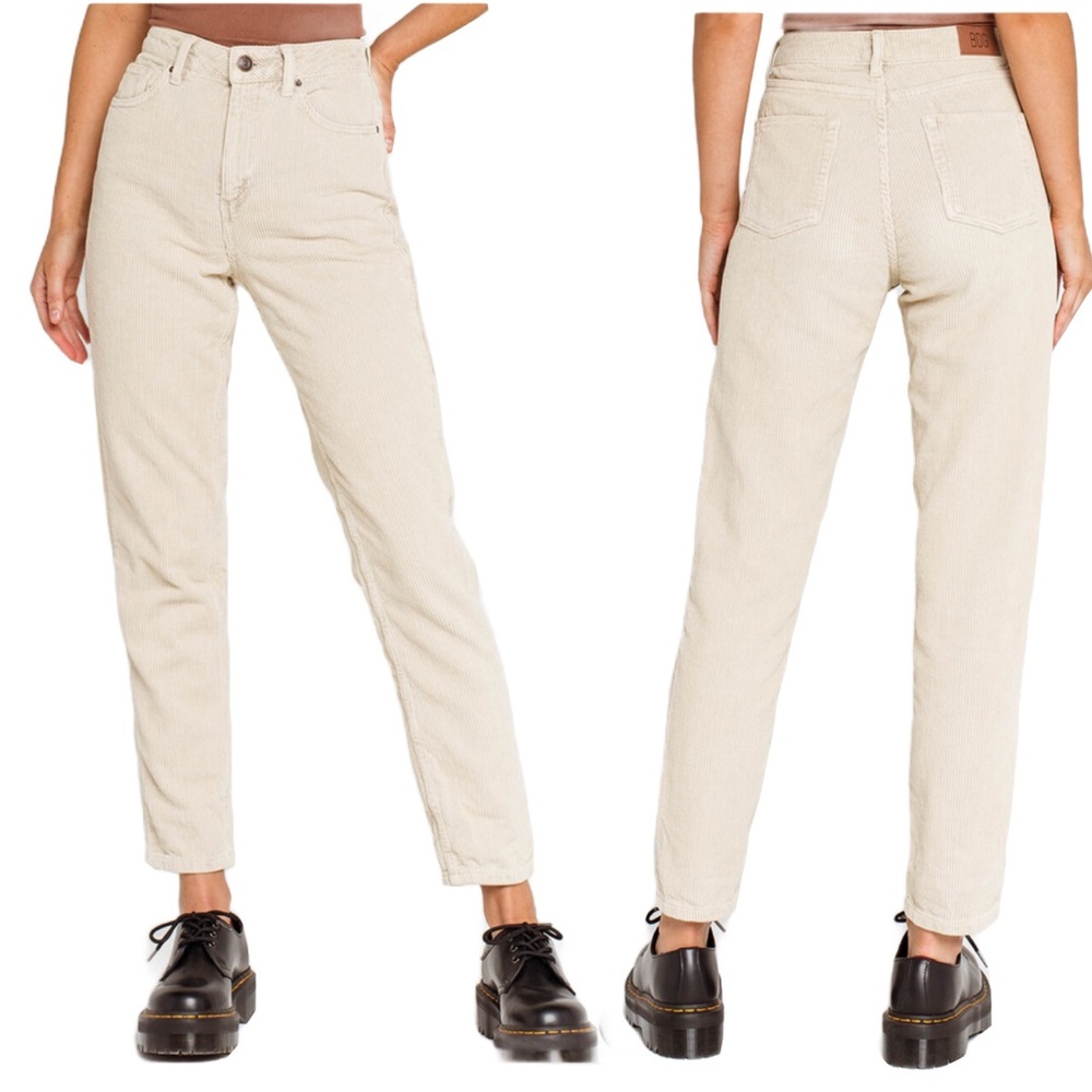 Urban Outfitters  BDG Slim Straight Winter Stone Corduroy Mom Pants.  Size 30